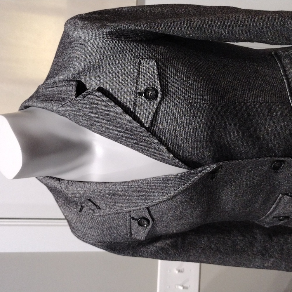 Talbots Gray Blazer With Tiny Traces Of Brown. Si… - image 1